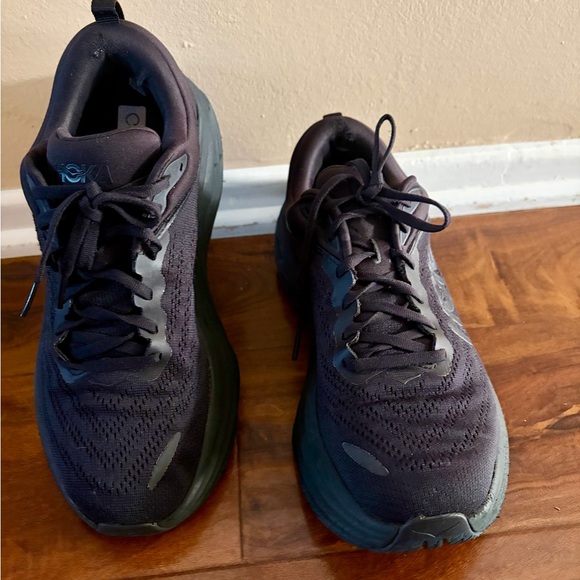 Hoka Bondi 8  Men\'s Charcoal Athletic Shoes 9D main image 7